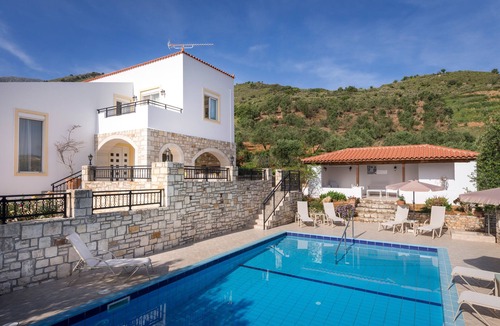 Mathes Villa | Villa MariaLuna beautiful villa pool sea view near the beach of Giorgioupolis