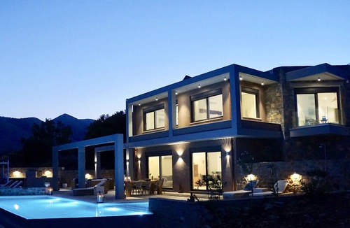 Elounda Villa | Villa Masumi Luxury contemporary villa with spectacular views over Elounda
