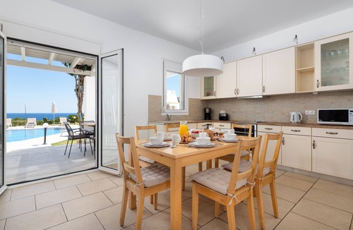 Lindos Villa | Villa Melodia 4 Bedroom Villa Private Pool, Seaview, Pool Table, Table Tennis