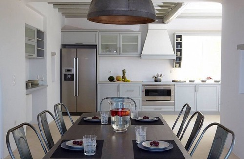Faros Armenistis Villa | Villa of Cycladic Design, Private Pool, Stunning Views to the Sea & Sunsets near Choulakia Beach