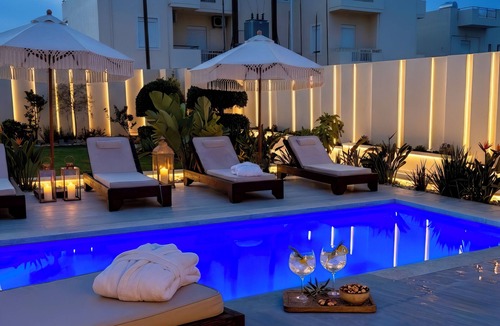 Kato Gouves Villa | Villa Olia Heated Pool 95m Walk to Sandy Beach