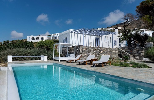 Parikia Villa | Villa Orasea Paros, 160sq.m | Private infinity pool & Panoramic sea view