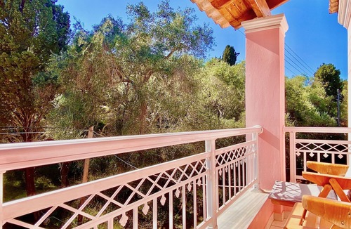 Agia Pelagia Chlomou Apartment | Villa Ourania - Studio 2 garden view