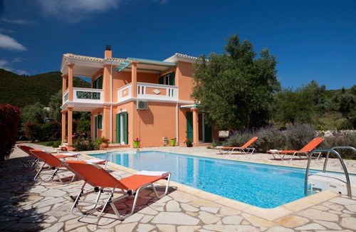 Evgiros Villa | VILLA PANTHEON, SYVOTA BAY, LEFKADA