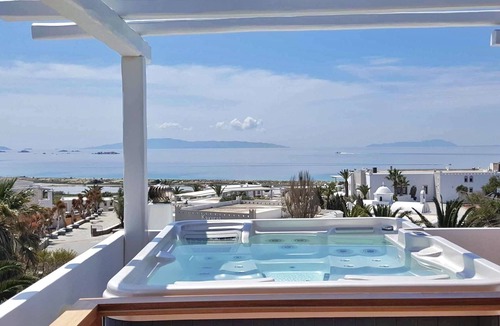 Stelida Villa | VILLA PARI MANDA - Enormous 3 Levels Villa Private Pool Jacuzzi & BBQ Sea View