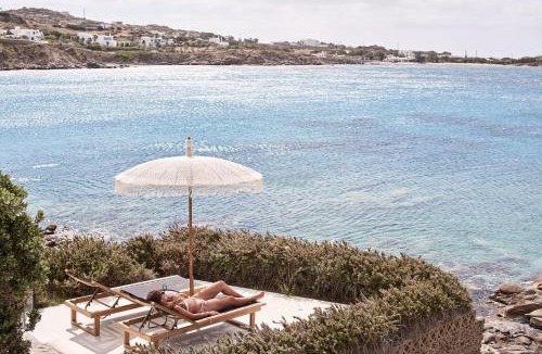 Platis Gialos Villa | Villa Santa Katerina - Sea View & Outdoor Hot Tub