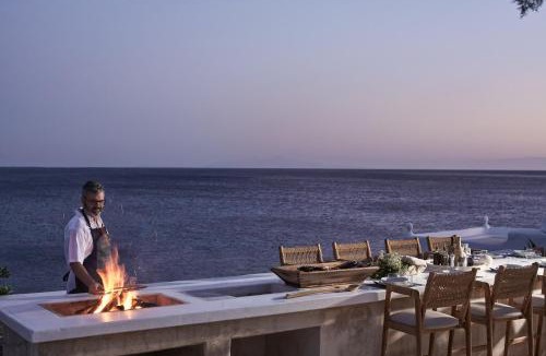 Platis Gialos Villa | Villa Santa Katerina - Sea View & Outdoor Hot Tub
