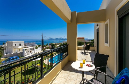 Kato Stalos Villa | Villa Selena ✩ Private Pool ✩ Sea View ✩ DreamVillas Crete