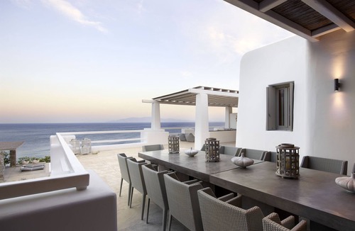Paradise House | Villa Sepia 1 Luxury Waterfront Placed at the Best Location on Mykonos