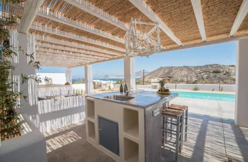 Stelida Villa | Villa Sole, Pool, Jacuzzi, Seaview