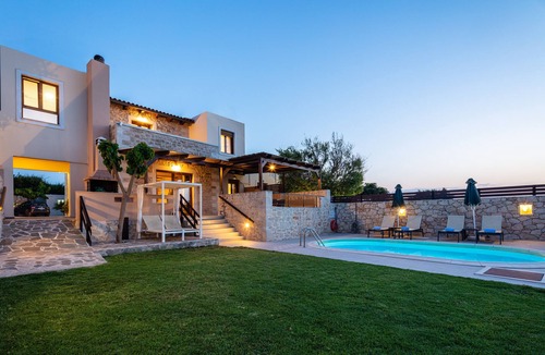 Skaleta Villa | Villa Stamatis - Private Pool & Breathtaking Seaview, 500m from the Beach
