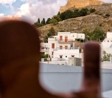 Lindos Villa | Villa Thalassa Suites 3 Modern Comfort Traditional Greek Charm Private Courtyards Steps From Lindos Square & Beach