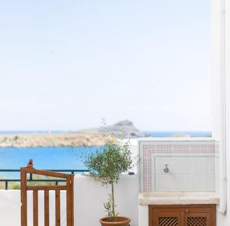 Lindos Villa | Villa Thalassa Suites 3 Modern Comfort Traditional Greek Charm Private Courtyards Steps From Lindos Square & Beach