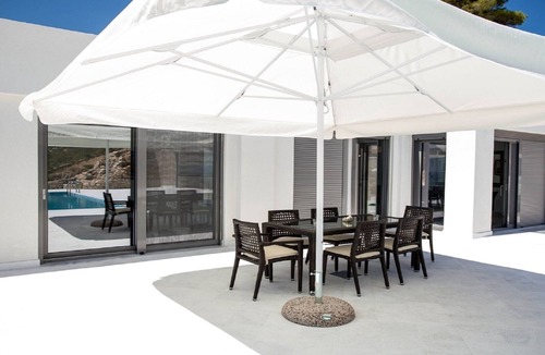 Sarti Villa | Villa with private pool and breathtaking views of the sea and Mount Athos