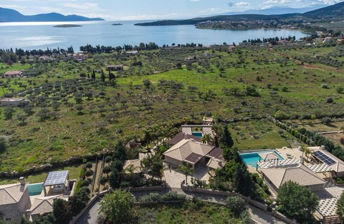 Galaxidi Villa | Villa with private pool and stunning sea view