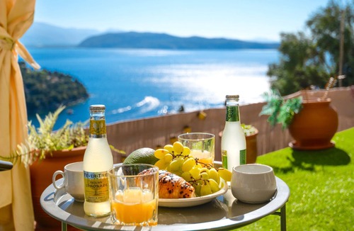 Vlachatika House | Wake up to sweeping views of the Ionian Sea at Meraki Apartment