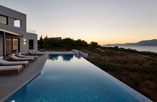 Ammoudara Villa | Wonderful Crete Villa | Seafront Villa Seraphis | 6 Bedrooms | Private Heated.