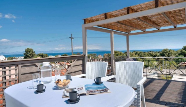 Artemida 8-Bedroom Getaway with Rooftop Sea Views