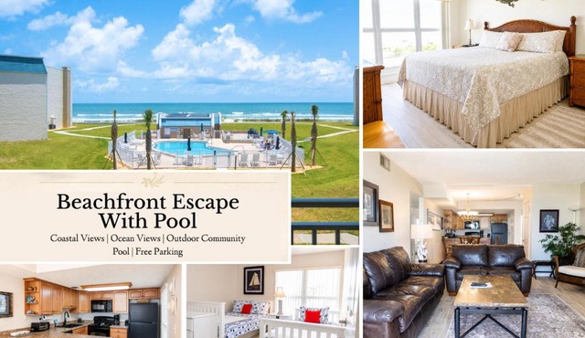 Beachfront Escape with Pool Ocean & coastal Views in St. Augustine