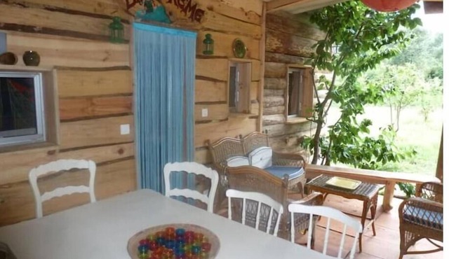 Cabane Double Mobilhome"la Bohème" in Malbosc