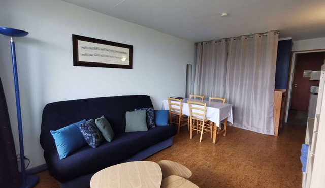 Cozy studio 4 ppl. ski-in/ski-out, pets allowed in La Mongie