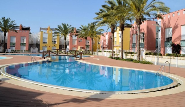 DUPLEX with JACUZZI facing the sea VERA PLAYA "Villa Borsalino" in Vera