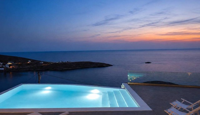 Kythnos Luxury Villa Aegean View Private Pool Gem