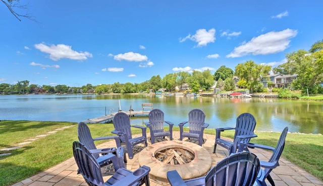 Lakefront Oasis w/Boat Dock, Fire Pit, Grill in Bristol