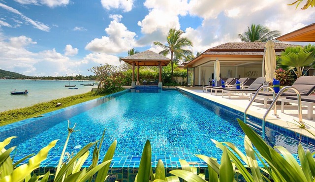 Luxury 4BR Beachfront Villa | Bophut Beach in Koh Samui