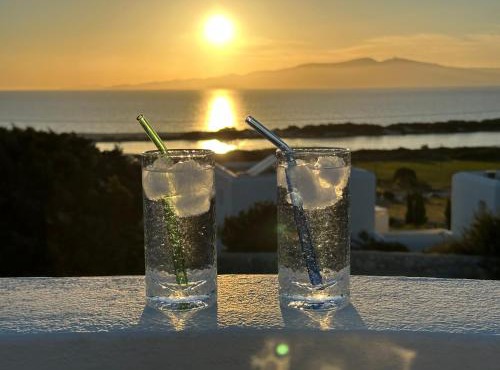 Meerblick, privater Pool & Whirlpool in Aliko Beach