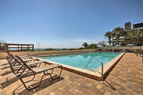 Ocean-View St Augustine Studio w/Pool Access! in St. Augustine