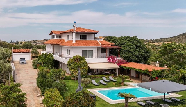 Olive Grove 4BR 3BA Pool Villa near Athens Airport
