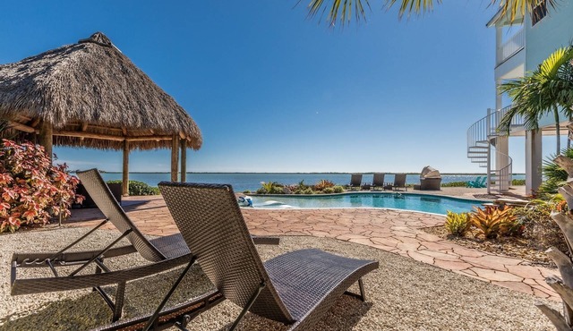 Paradise Point: Your Luxurious Waterfront Getaway with Pool, Tiki, Dockage, and Dog-Friendly Perks! in Sugarloaf