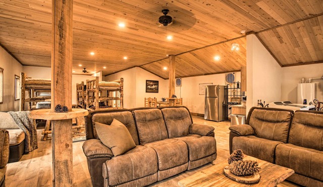 Rural Kettle Falls Bunkhouse w/Airstrip & Trails! in Kettle Falls