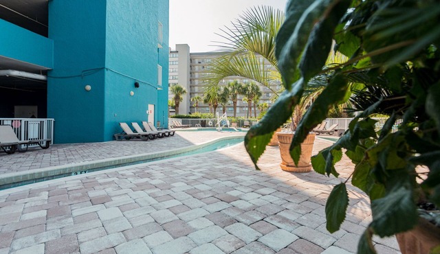 Sensational Shore Crest Vacation Villas I & II, 1 Bedroom Limited Ocean View, Walk into the Waters in North Myrtle Beach