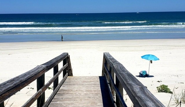 Serenity Now A beachside condo- STEPS FROM THE BEACH in St. Augustine