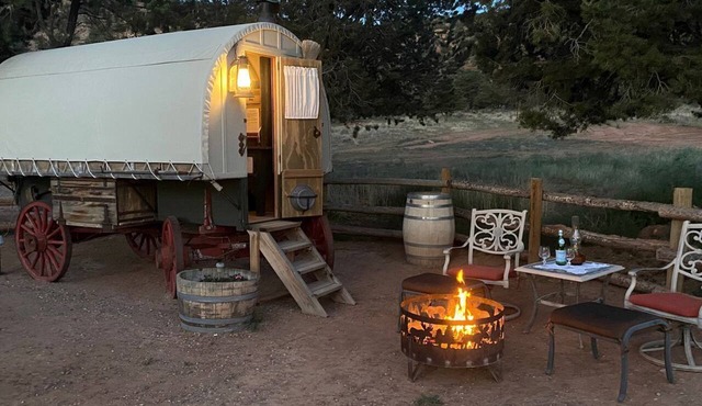 Shepherds Camp Wagon Near Capitol Reef National Park in Grover
