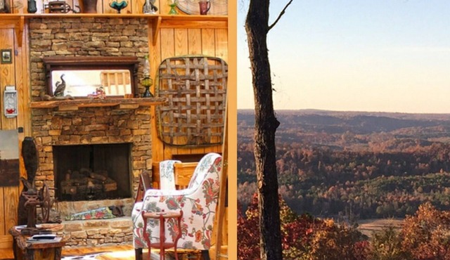 Spectacular Mountain Top cabin Amazing Views Large Balcony With Low Rates in Mentone