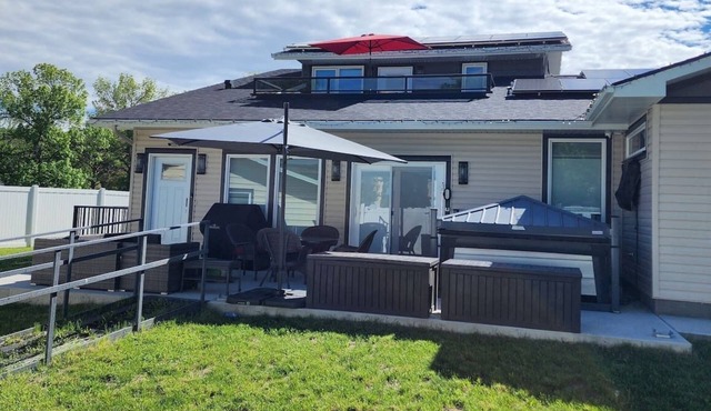 Studio Loft with Patio & Hot Tub in Lethbridge