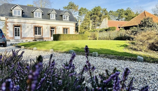 This large family home will seduce you with its spaces and its garden. in Sainte-Marguerite-sur-Mer