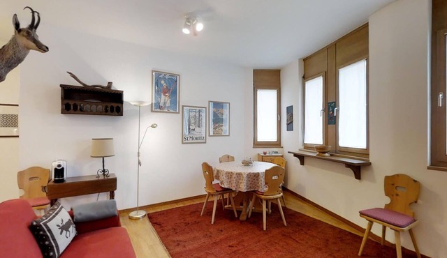 Two-room apartment on the ground floor, 55m2. in St. Moritz