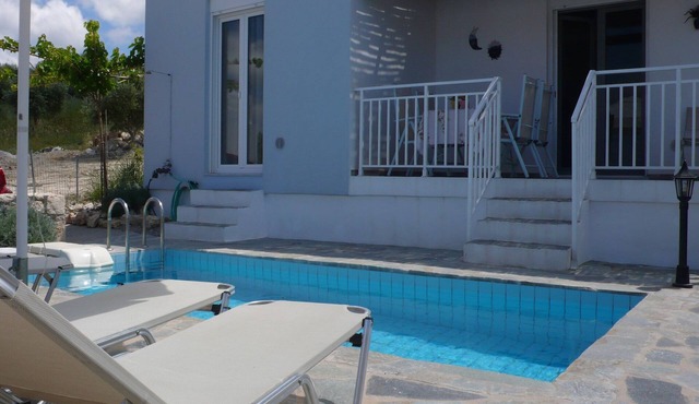 Villa in Loutra with Sea View and Pool