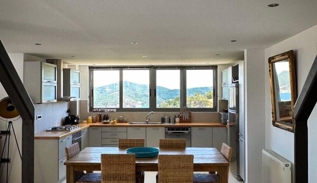 Villa Lefka amazinfg view in Galatas
