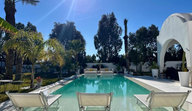 Villa Lumina A Luminous Private Retreat with Pool Fireplace in Hammamet