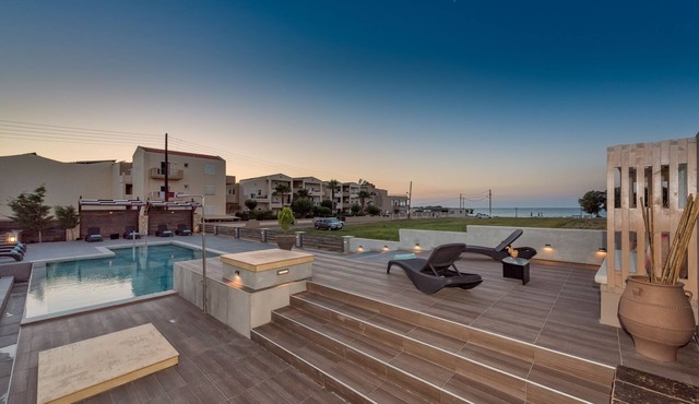 Villa Poseidon - 4 bedroom beachfront villa