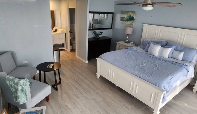Your tropical studio steps from the beach. in St Thomas