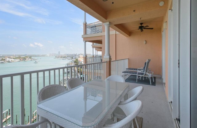 Harborview Grande 703 7th Floor Water Views from Condo in Clearwater Beach