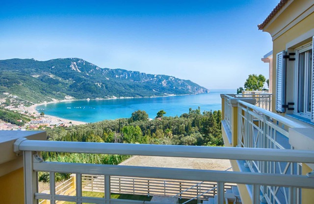 Sofia Apartment 2 - Panoramic sea view over the entire bay of Agios Georgios Pagi