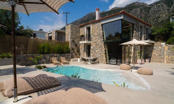 Paralia Vergas Villa | 100 m² Villa ∙ 2 bedrooms ∙ 5 guests