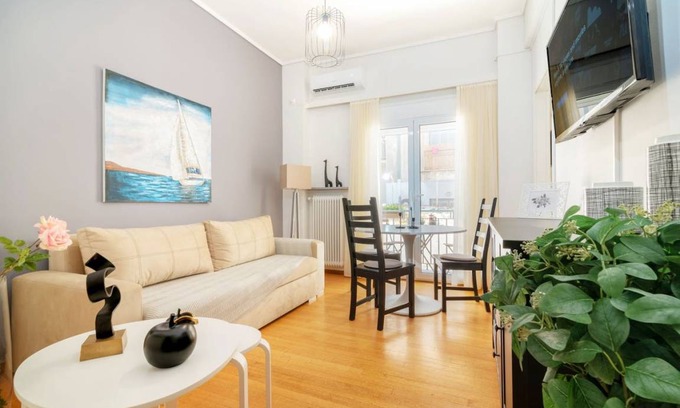Makrigianni Apartment | 42 m² Apartment ∙ 1 bedroom ∙ 2 guests